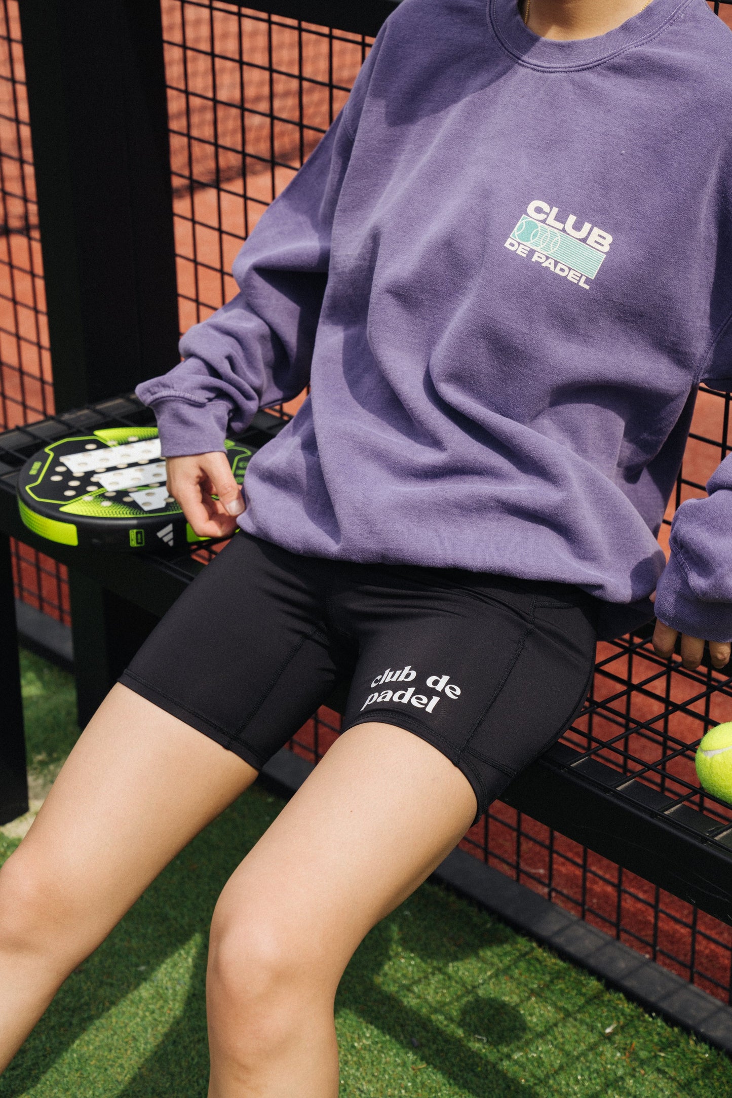 Club de Padel Logo WMNS Active Shorts - Black