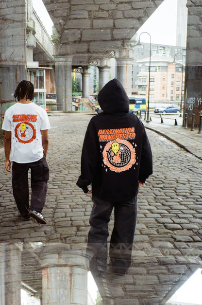 WHP x UN:IK 'Destination Manchester' Hoodie - Black