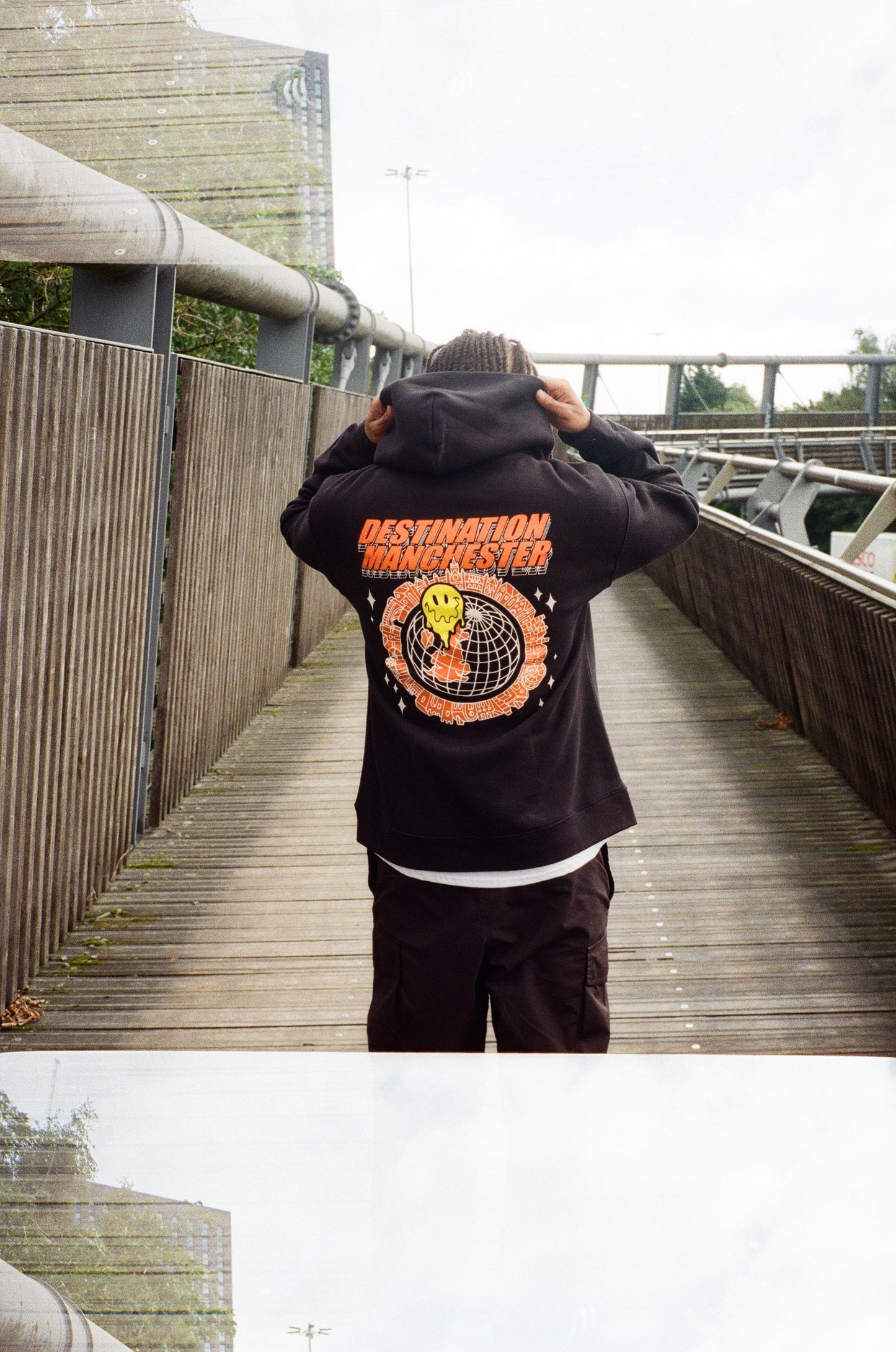 WHP x UN:IK 'Destination Manchester' Hoodie - Black