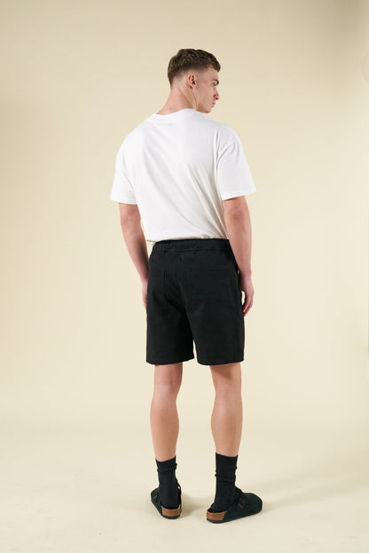 bound Canvas Shorts - Black