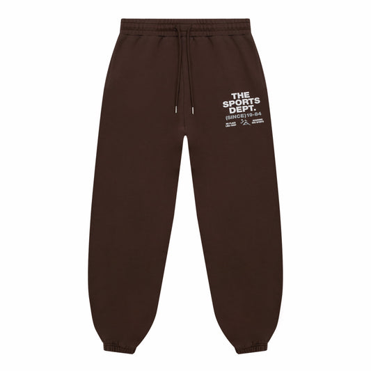 Vice 84 'The Sports Dept' Heavyweight Washed Joggers - Brown