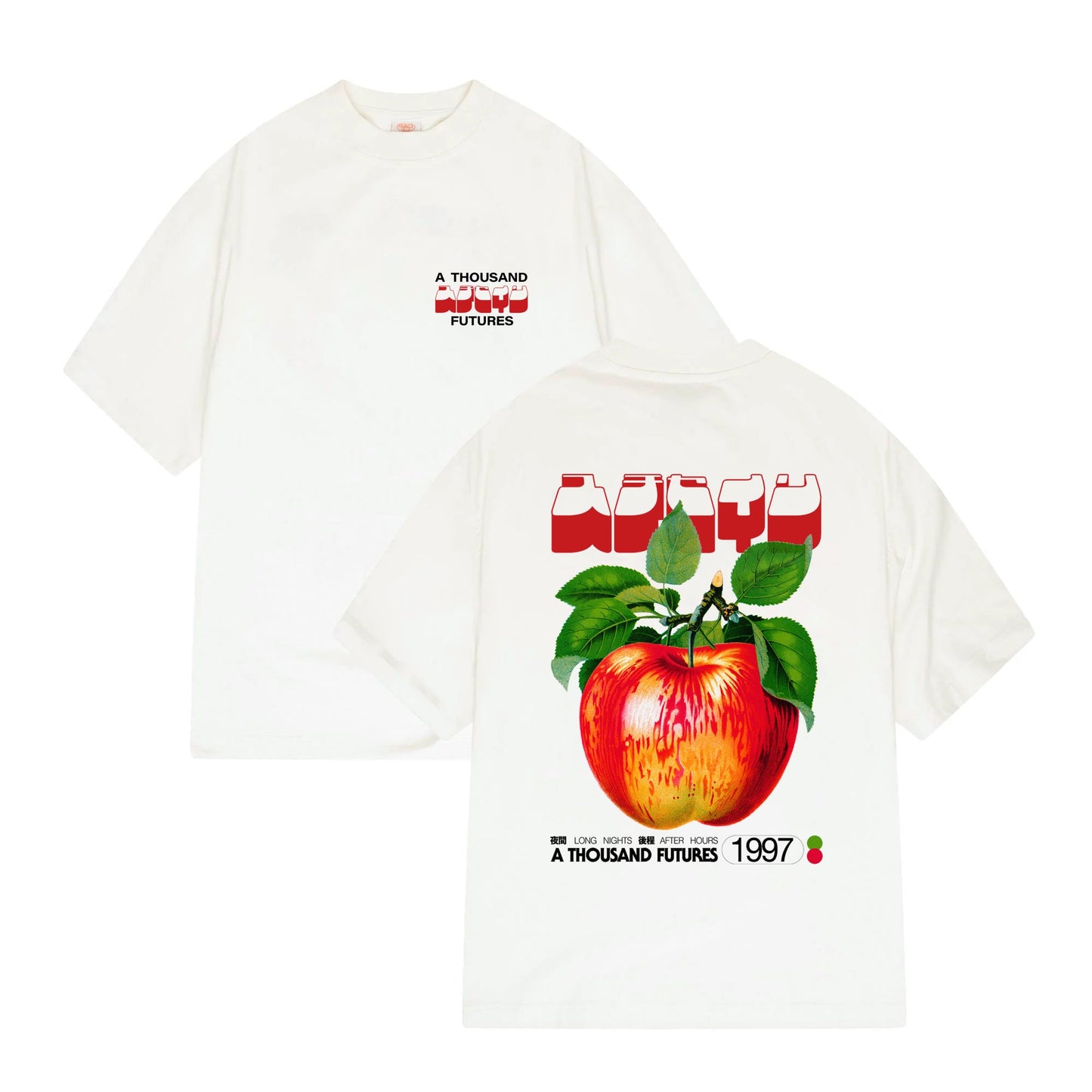 A Thousand Futures x GK 'Apple' Tee - White