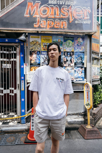 A Thousand Futures x GK 'Fuji Fields' Tee - White