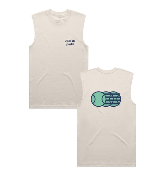 Club de Padel 'Heritage' Active Tank - Ecru