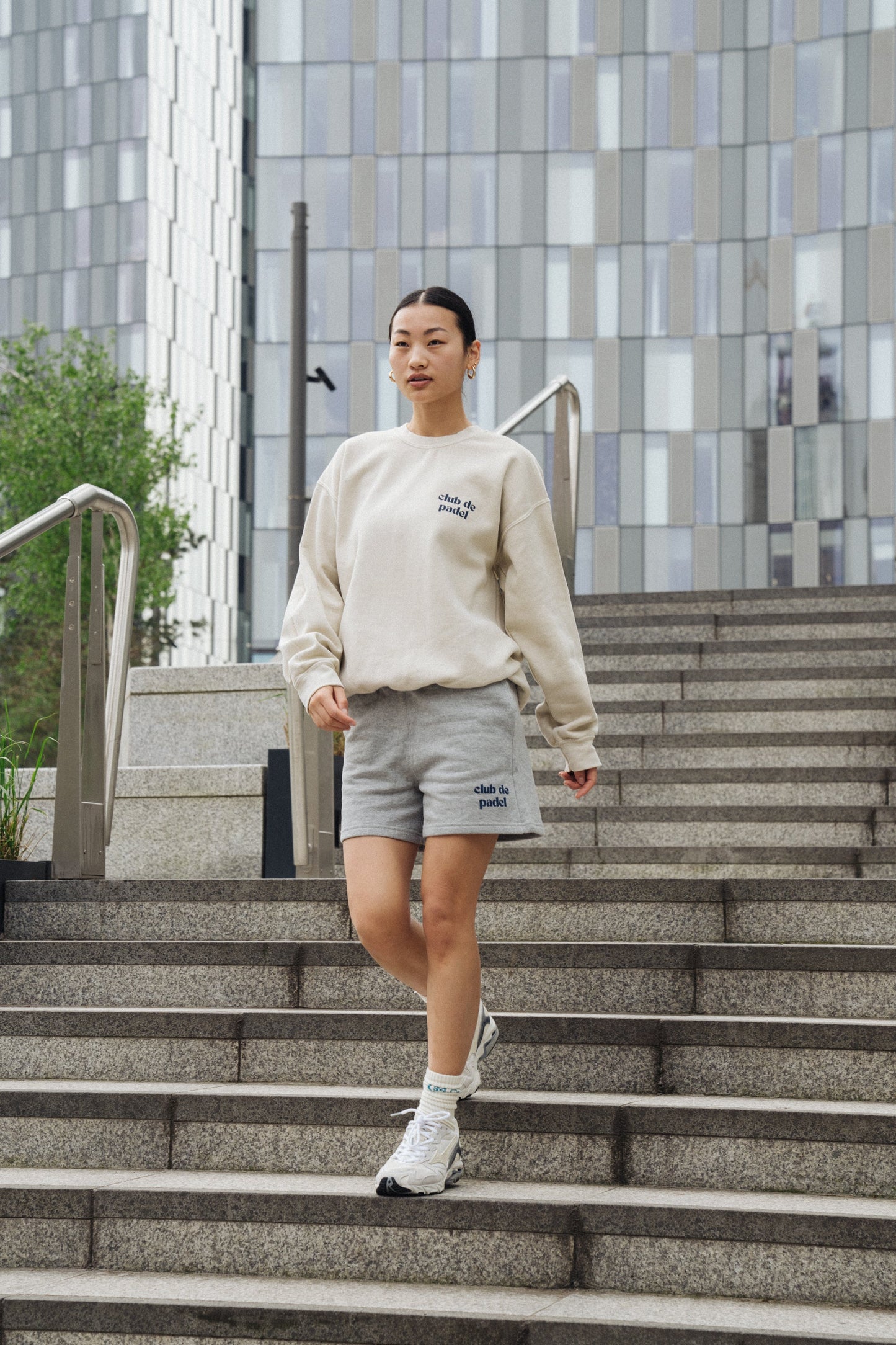 Club de Padel Logo WMNS Jogger Shorts - Grey