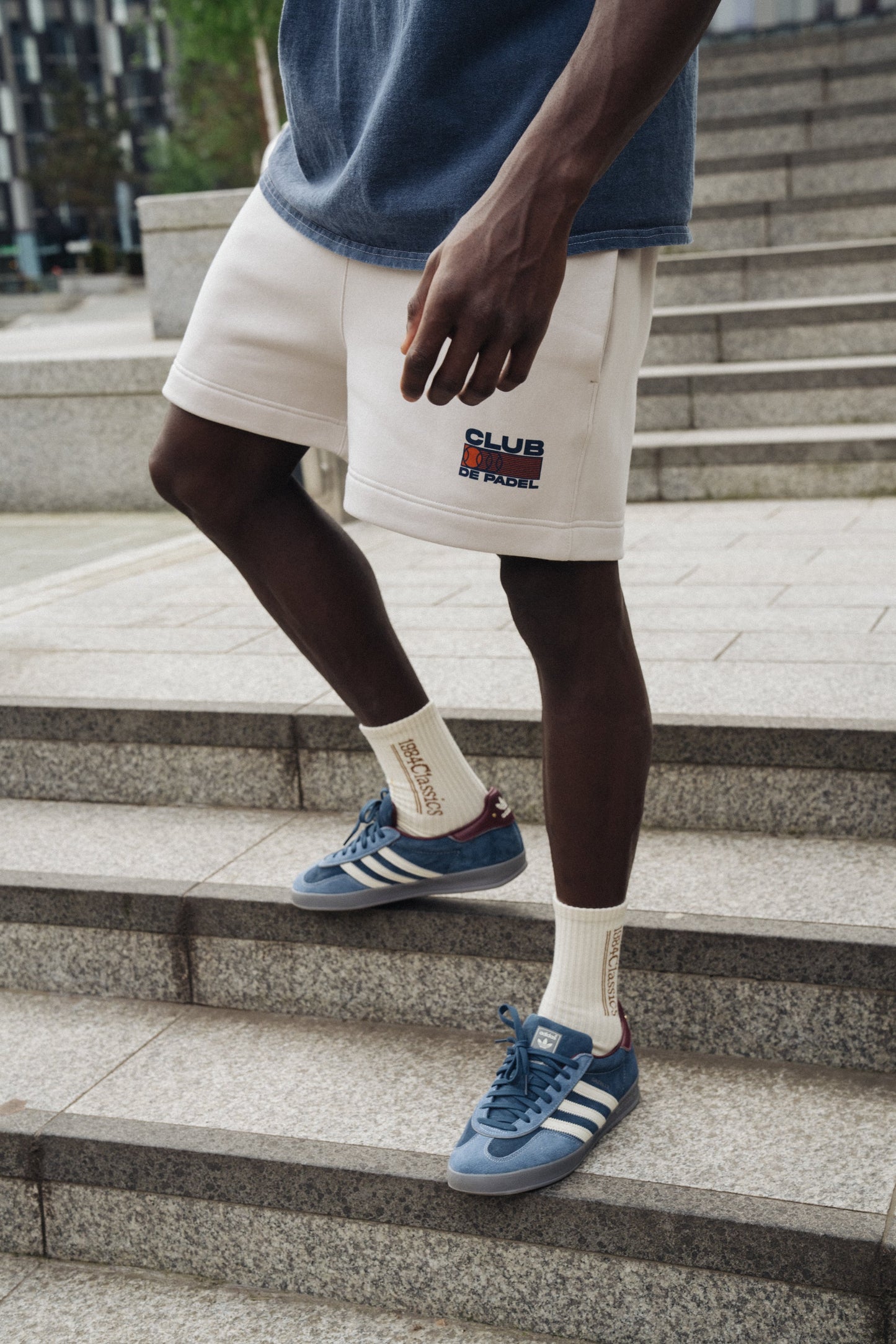 Club de Padel 'Heritage' Jogger Shorts - Bone