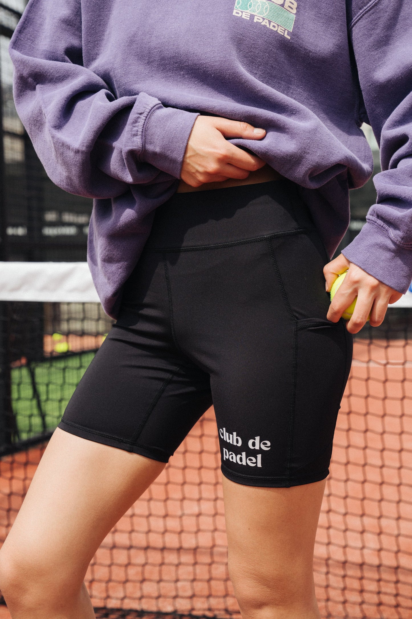 Club de Padel Logo WMNS Active Shorts - Black