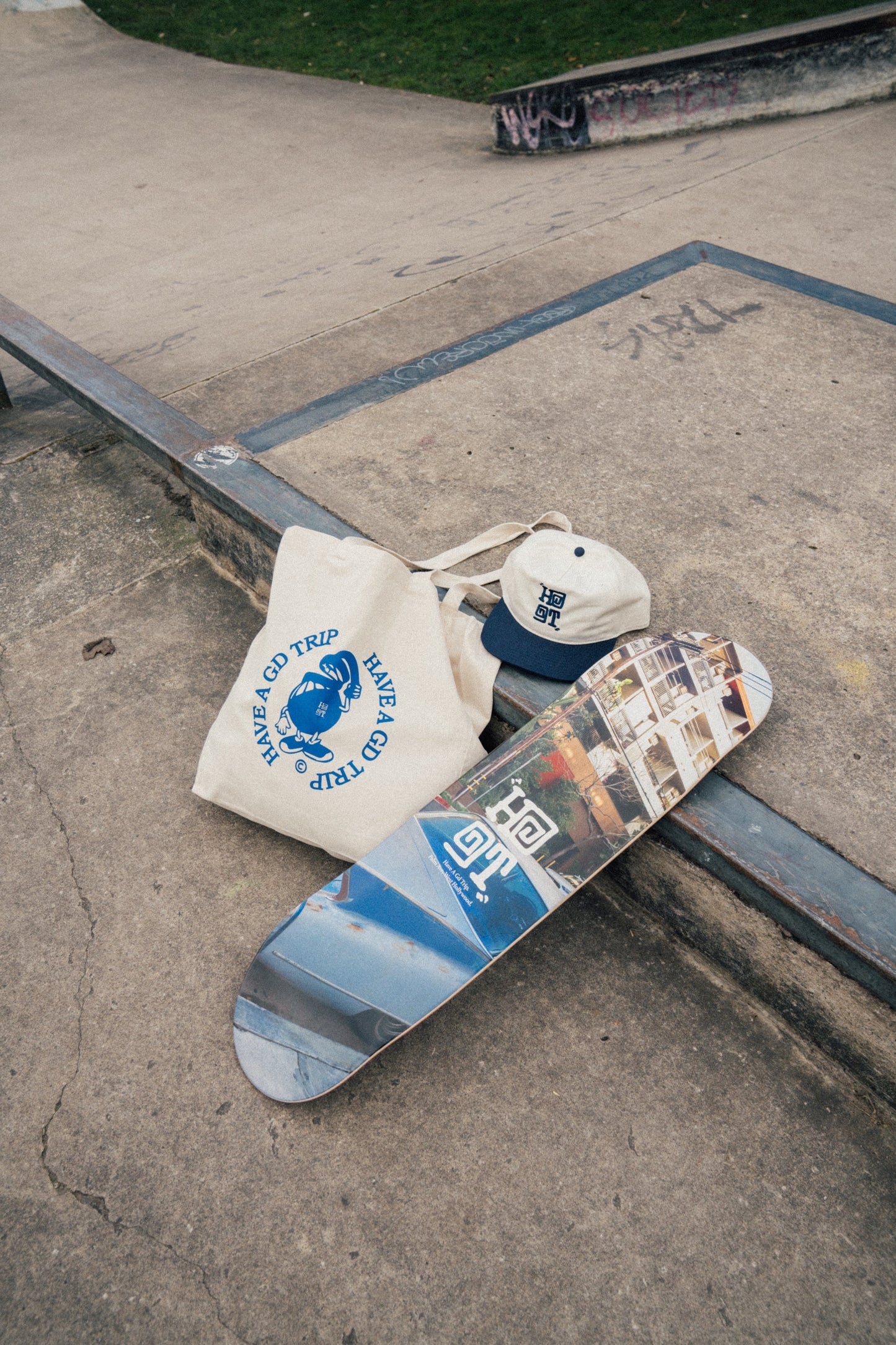 HAVE A GD TRIP Tote Bag - Natural