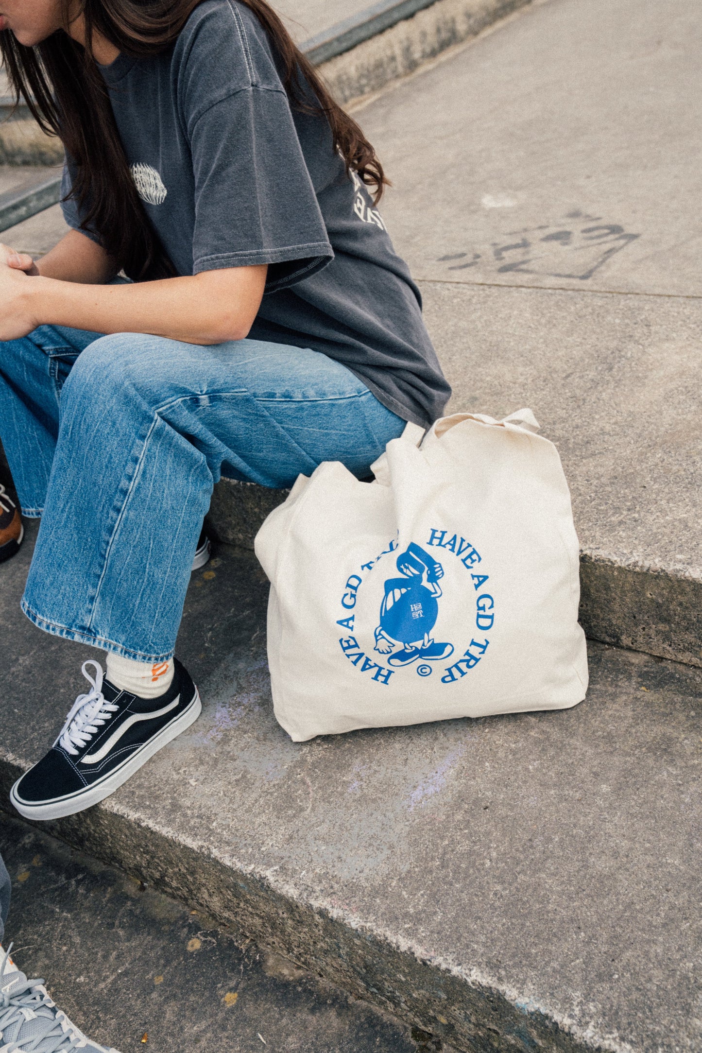 HAVE A GD TRIP Tote Bag - Natural