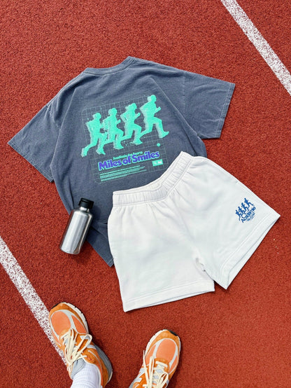 Vice 84 'Leading Pack' Jogger Shorts - Bone