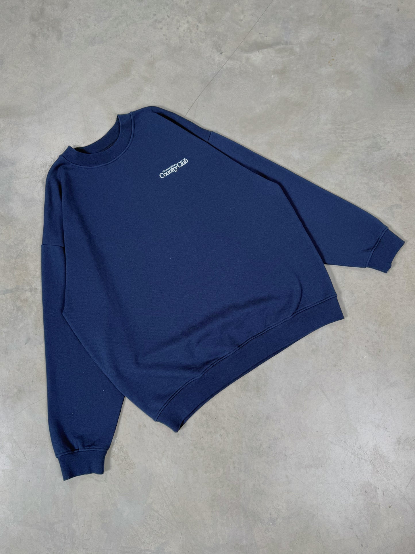 A Thousand Futures x GK 'Country Club' Sweater - Navy