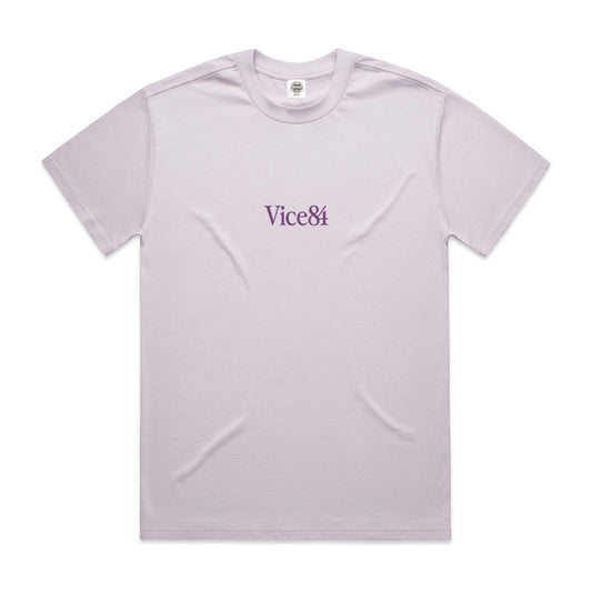 Vice 84 Premium Heavy 270GSM Boxy Tee - Orchid