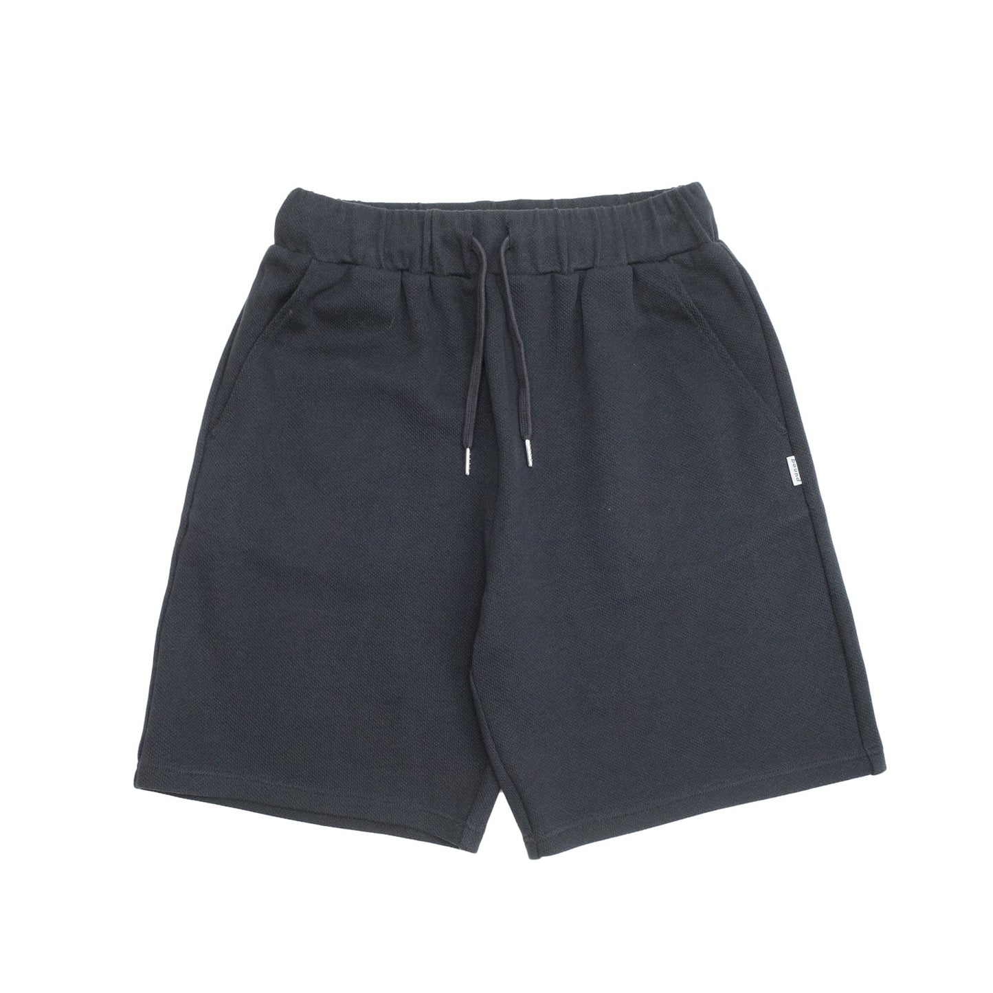 bound Pique Waffle Shorts - Black