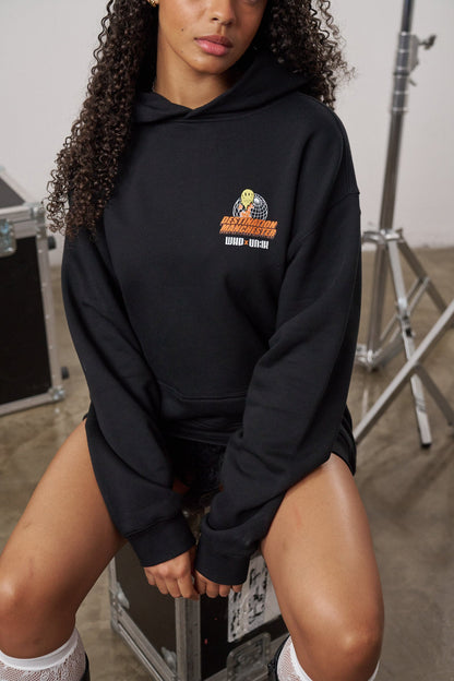WHP x UN:IK 'Destination Manchester' Hoodie - Black