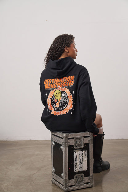 WHP x UN:IK 'Destination Manchester' Hoodie - Black
