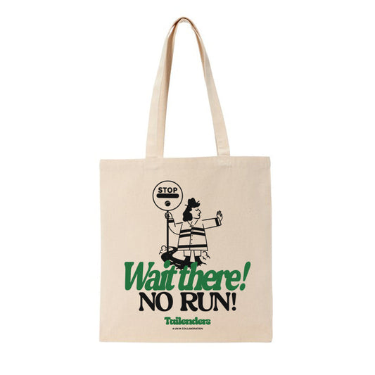 Tailenders 'Wait There!' Tote Bag - Natural