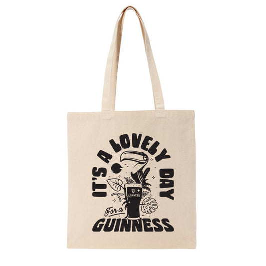 Guinness x UN:IK 'Jungle' Tote Bag - Natural