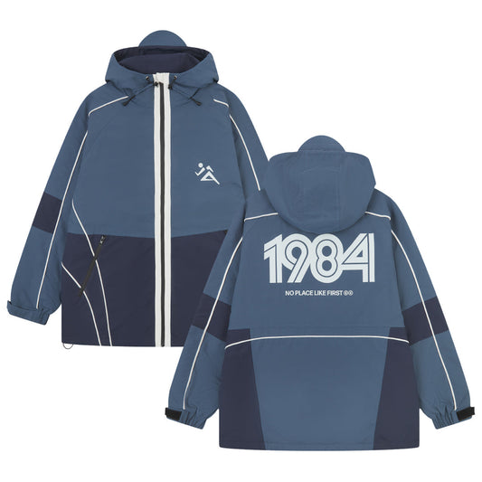 Vice 84 'Track Club' Jacket - Dark Blue